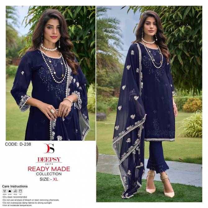 Deepsy Suits D-238 Festive Wear Wholesale Georgette Pakistani Salwar Suits Catalog